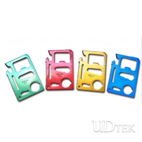 Outdoor Multicolor credit card knife survival tool card UDTEK2002